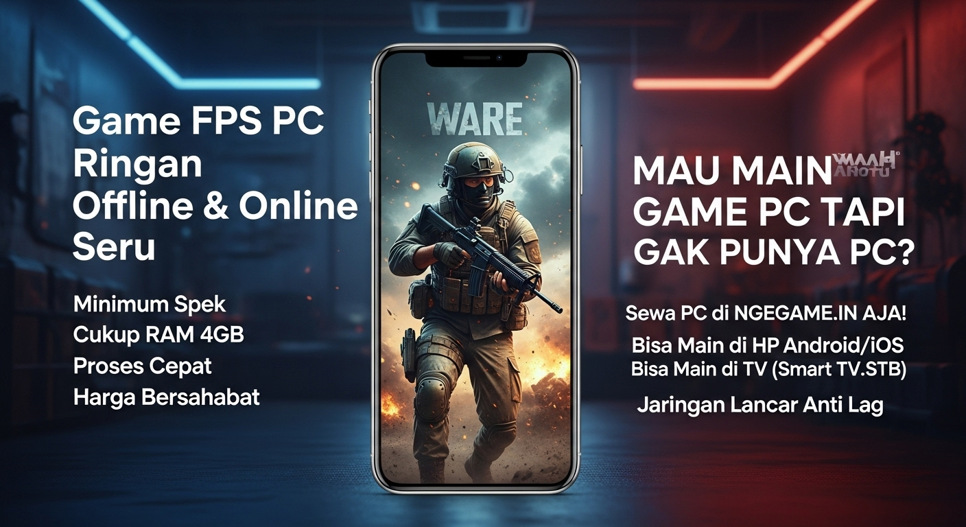 Game FPS PC Ringan Offline & Online Seru