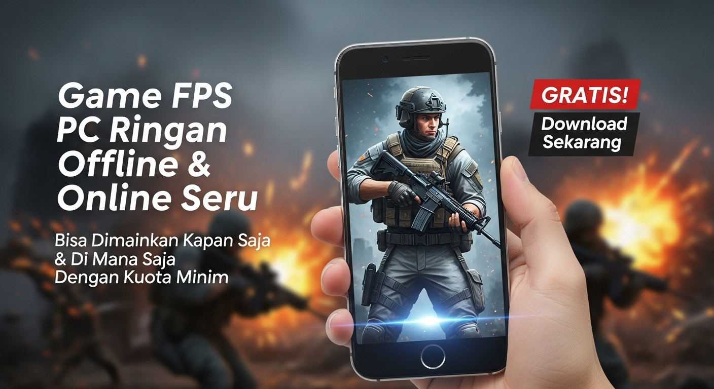 Game FPS PC Ringan Offline & Online Seru