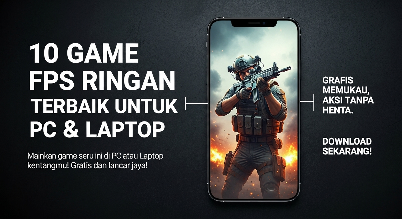 10 Game FPS Ringan Terbaik untuk PC & Laptop