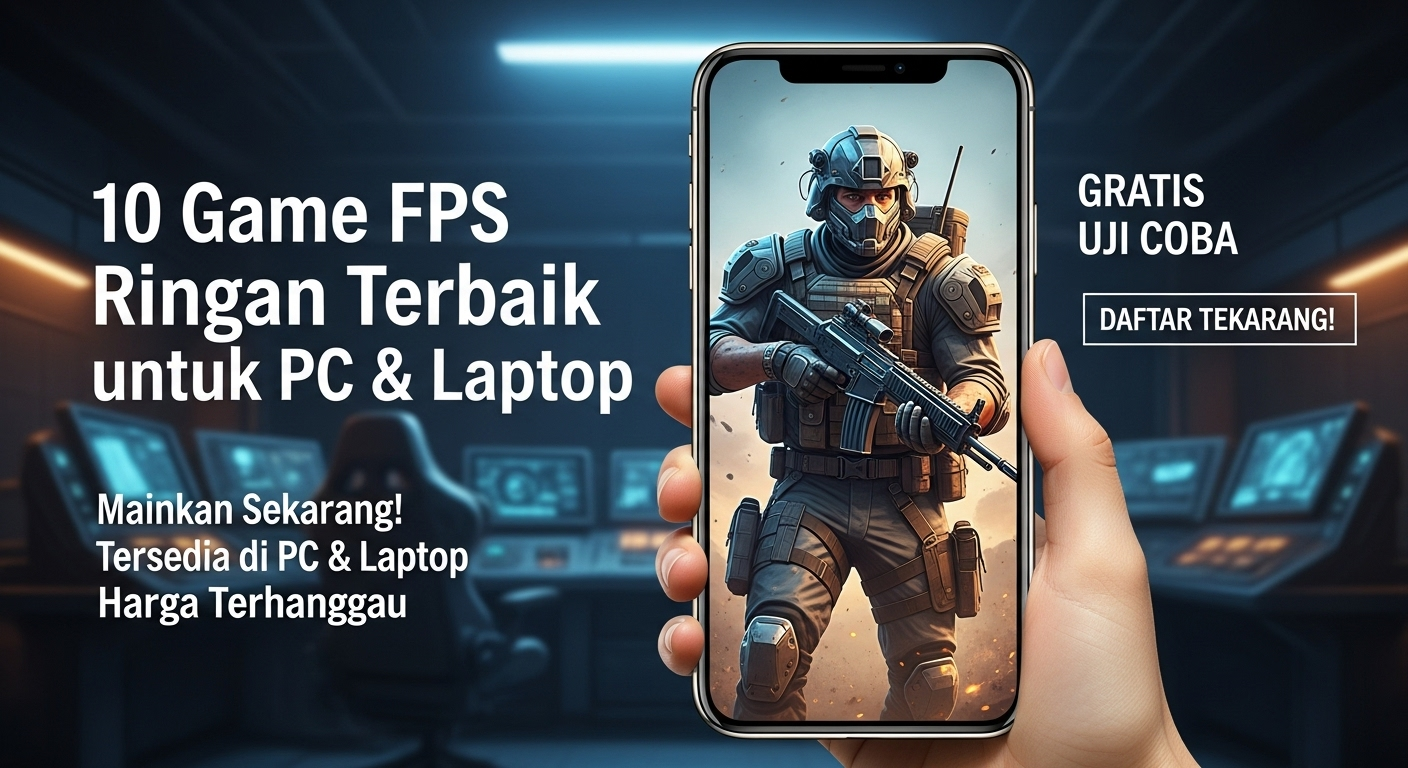 10 Game FPS Ringan Terbaik untuk PC & Laptop