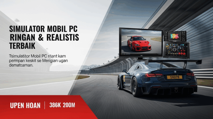 Simulator Mobil PC Ringan & Realistis Terbaik