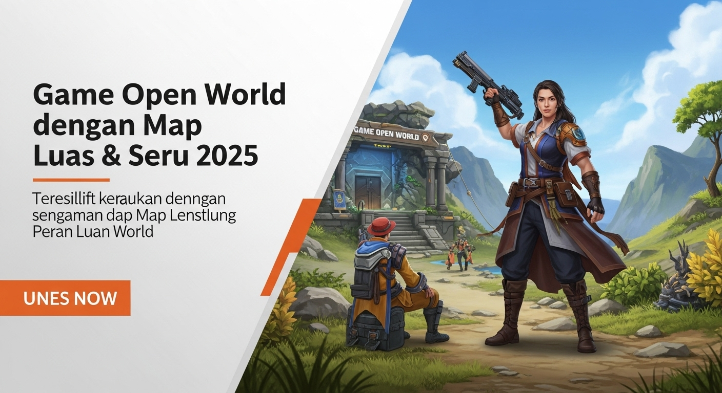 Game Open World dengan Map Luas & Seru 2025