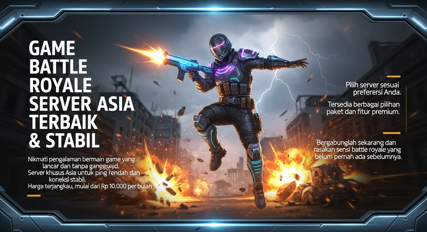 Game Battle Royale Server Asia Terbaik & Stabil
