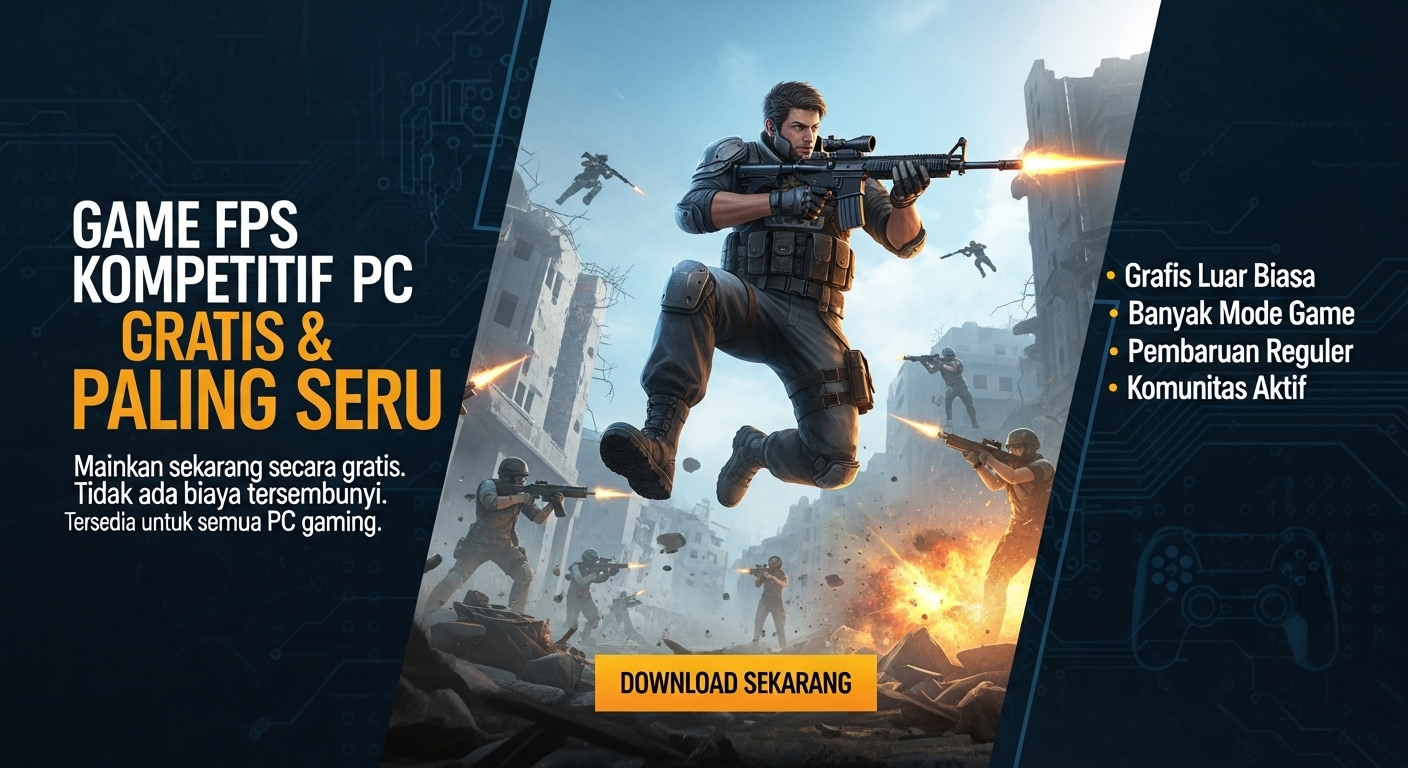 Game FPS Kompetitif PC Gratis & Paling Seru