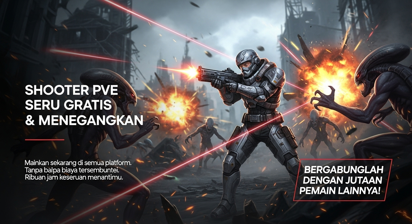 Shooter PvE Seru Gratis & Menegangkan