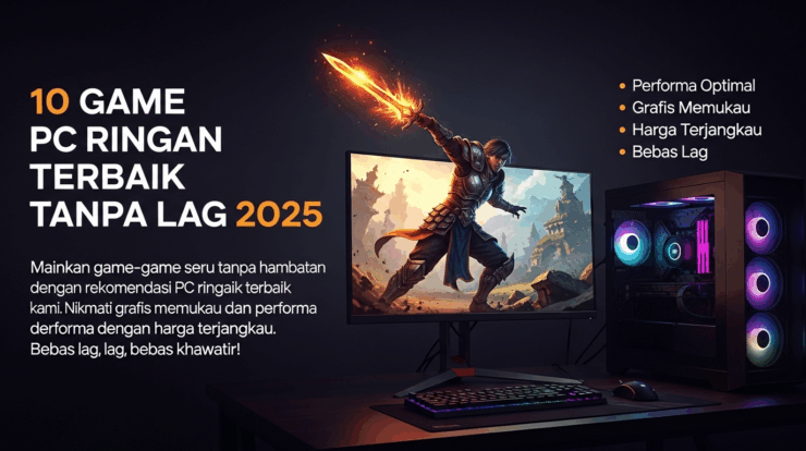 10 Game PC Ringan Terbaik Tanpa Lag 2025