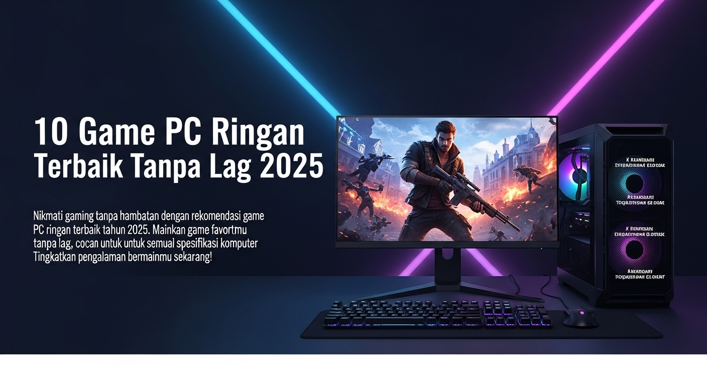 10 Game PC Ringan Terbaik Tanpa Lag 2025